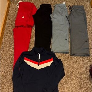 Assorted women’s lot of size M/L sweats and top